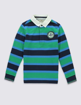 Pure Cotton Rugby Top &#40;3-14 Years&#41;